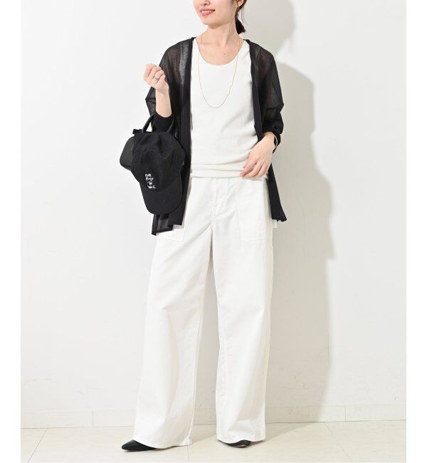 SLOBE IENA「《追加》コットンテレコタンクトップ」|タンクトップ|