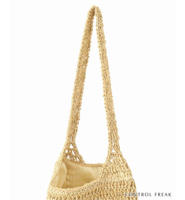 SLOBE IENA「《追加》CONTROL FREAK ペーパークロッシェバッグ 244-410503」|ショルダー・メッセンジャー|