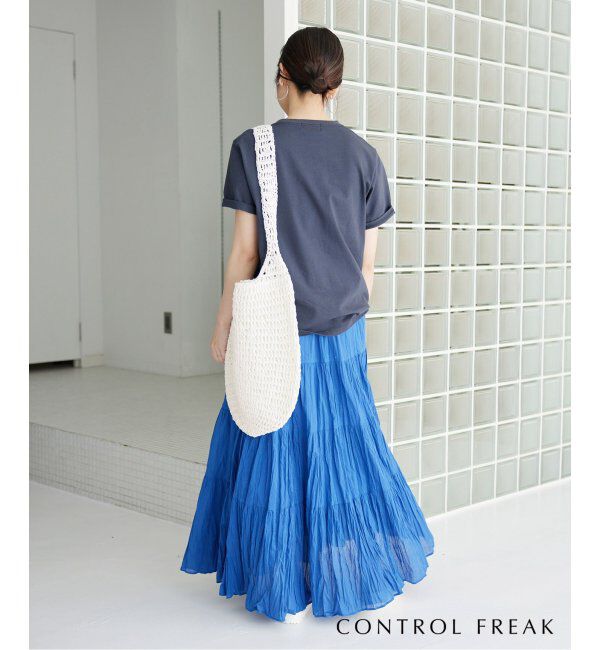 SLOBE IENA「《追加》CONTROL FREAK ペーパークロッシェバッグ 244-410503」|ショルダー・メッセンジャー|