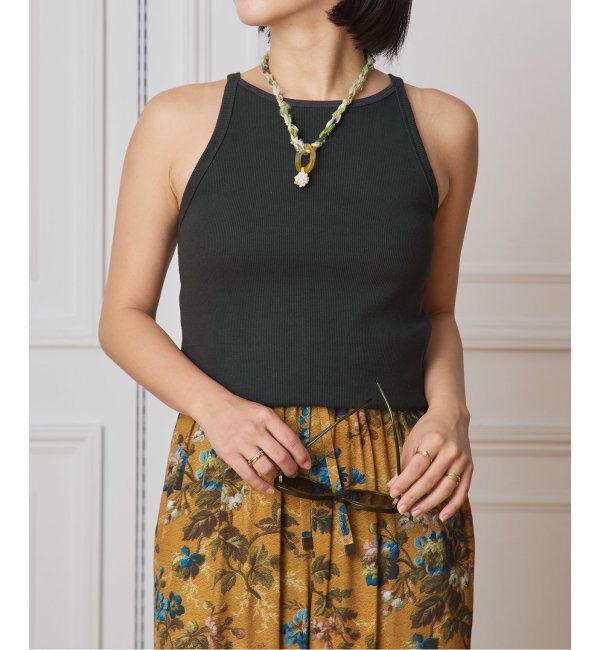 IENA LA BOUCLE「CAROUSE LAMBRA/ケラウズランブラ ボートキャミソール 251-380」|キャミソール|