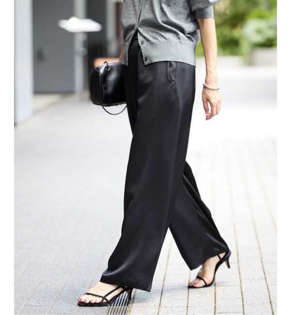 IENA「サテンイージーパンツ」|その他|