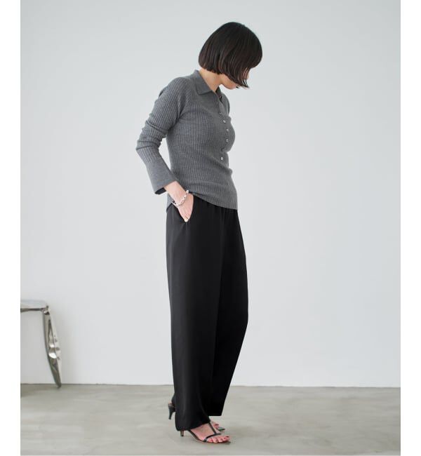 IENA「サテンイージーパンツ」|その他|