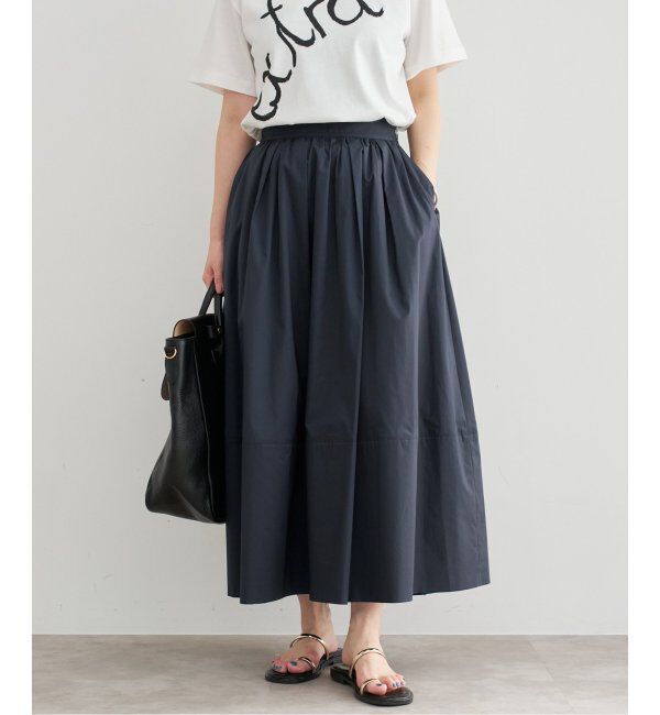 IENA「タフタトリミングスカート」|スカート|