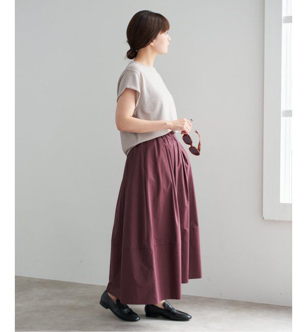 IENA「タフタトリミングスカート」|スカート|