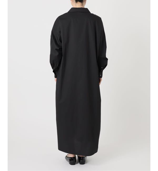 IENA「《WEB限定/追加》ハイカウントツイルシャツワンピース」|ワンピース|