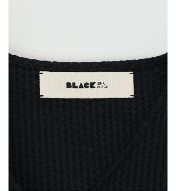 IENA「BLACK シアサッカータンクトップ」|シャツ・ブラウス|