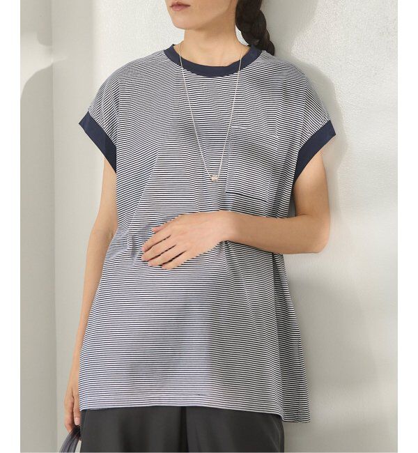 IENA「BLACK ポケットTシャツ」|Tシャツ・カットソー|