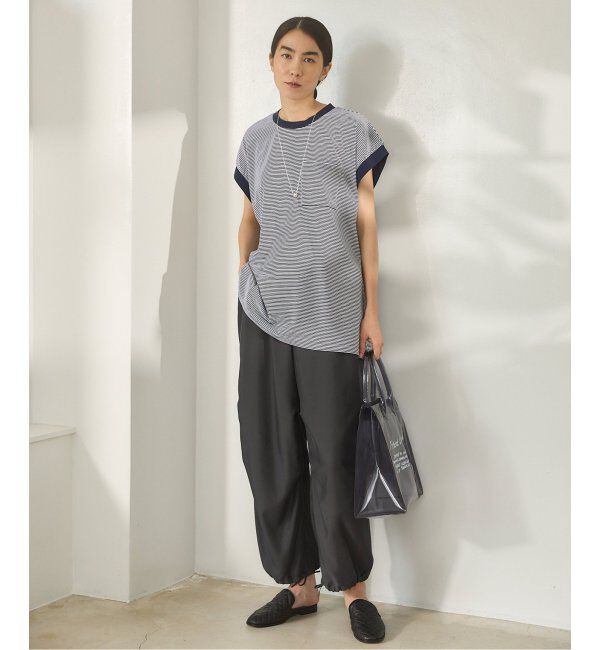 IENA「BLACK ポケットTシャツ」|Tシャツ・カットソー|