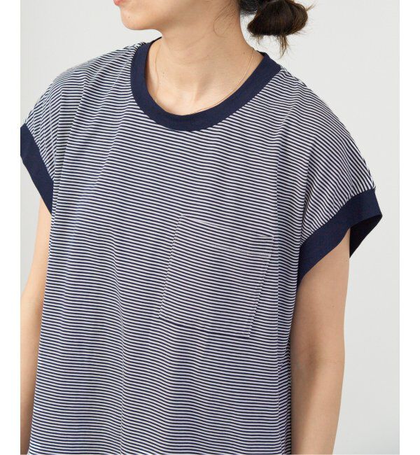 IENA「BLACK ポケットTシャツ」|Tシャツ・カットソー|