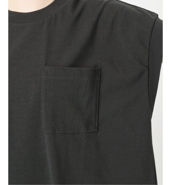 IENA「BLACK ポケットTシャツ」|Tシャツ・カットソー|