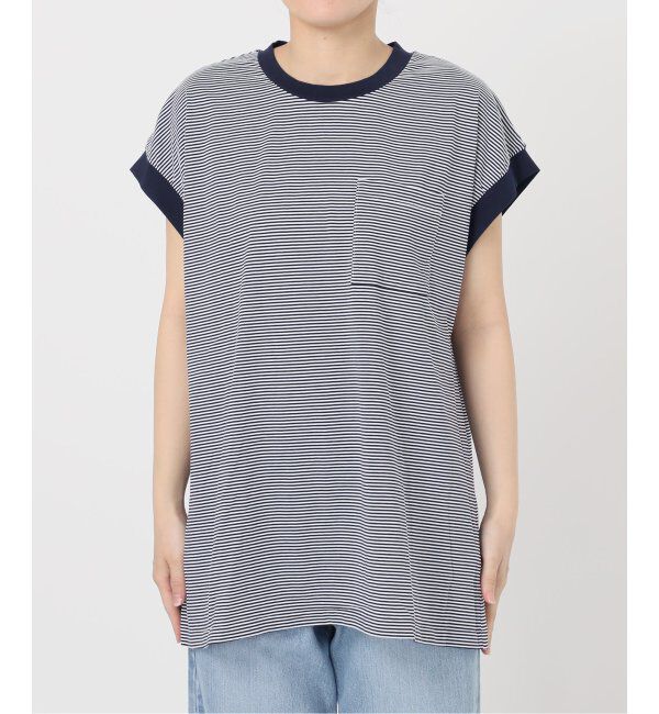 IENA「BLACK ポケットTシャツ」|Tシャツ・カットソー|