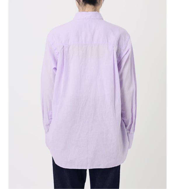 SLOBE IENA「《追加2》リネンコットンレギュラーシャツ」|シャツ・ブラウス|