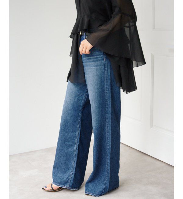 IENA「upper hights/アッパーハイツ 別注 THE RUTH ルーズフレアデニム」|デニム|