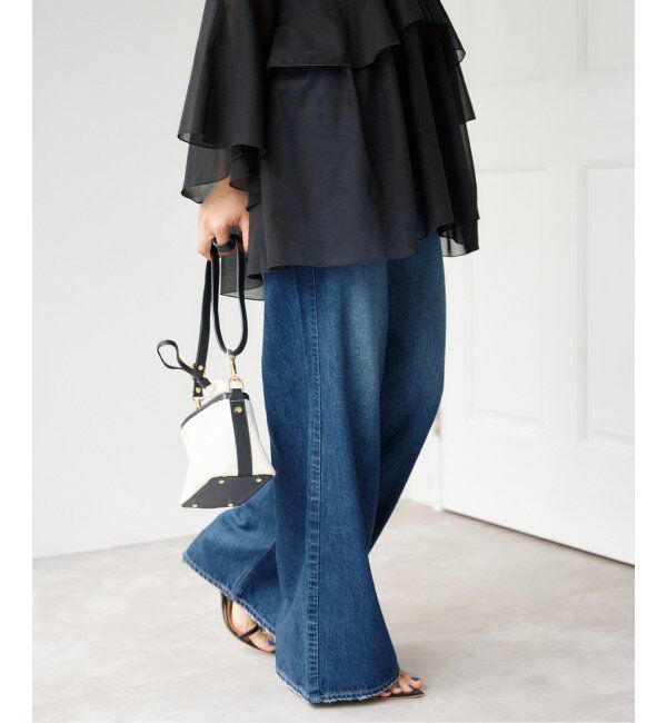 IENA「upper hights/アッパーハイツ 別注 THE RUTH ルーズフレアデニム」|デニム|