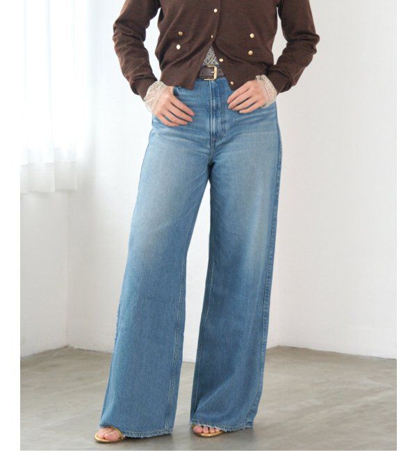 IENA「upper hights/アッパーハイツ 別注 THE RUTH ルーズフレアデニム」|デニム|