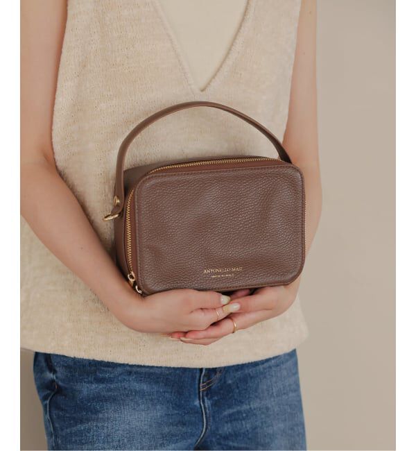 SLOBE IENA「ANTONELLO MASI/アントネッロマージ SLOBE別注 レザーハンドルバッグ」|ハンドバッグ|