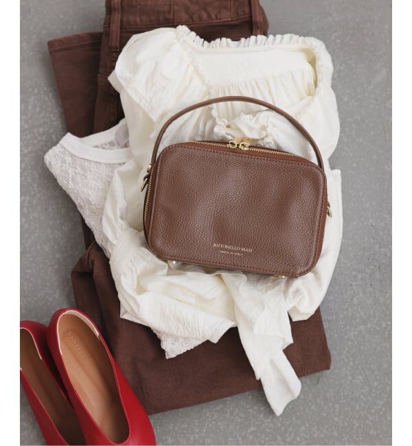 SLOBE IENA「ANTONELLO MASI/アントネッロマージ SLOBE別注 レザーハンドルバッグ」|ハンドバッグ|