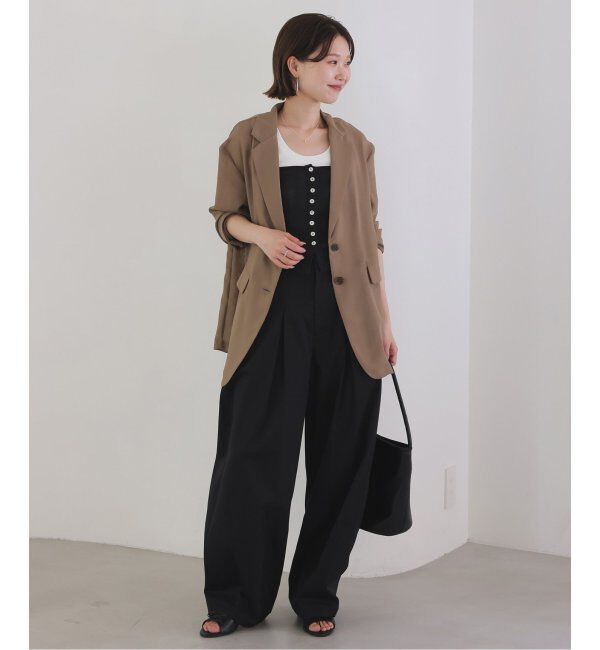 SLOBE IENA「miller/ミラー SLOBE別注 シアーカットソービスチェ」|チューブトップ|