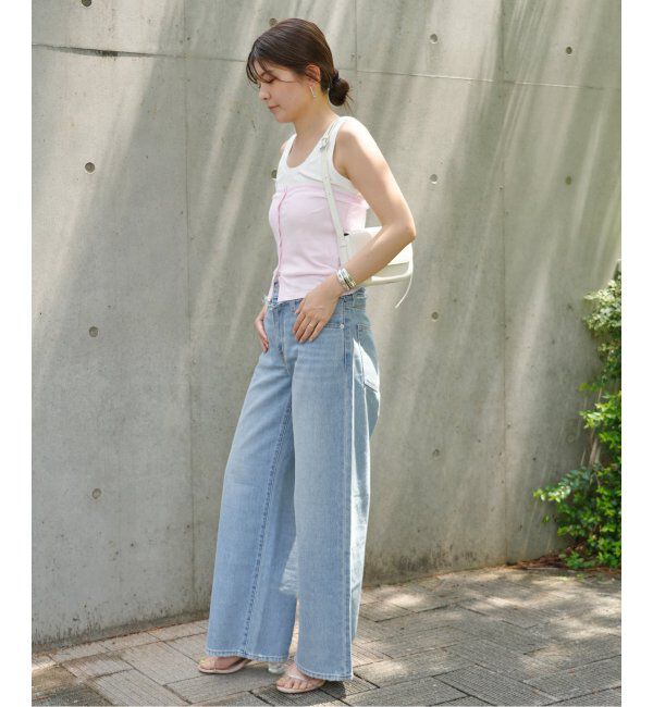 SLOBE IENA「miller/ミラー SLOBE別注 シアーカットソービスチェ」|チューブトップ|