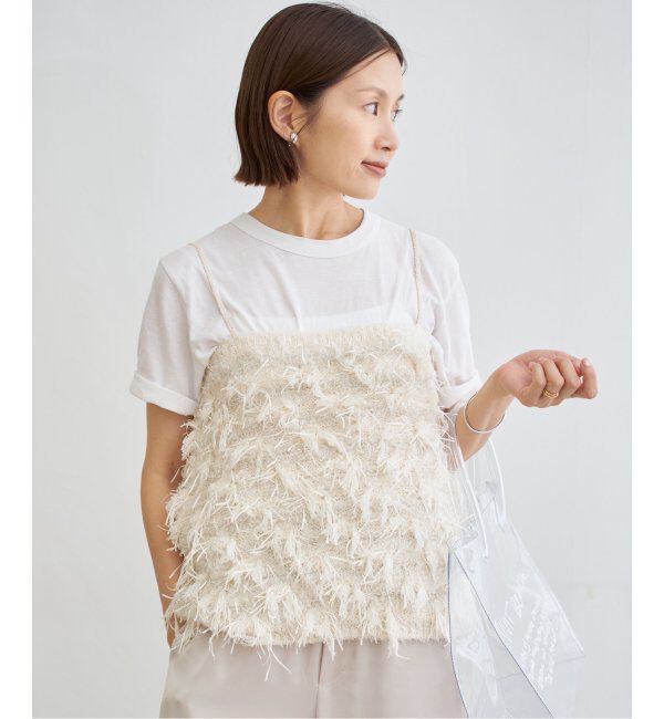 IENA「フリンジラメニット」|ニット・セーター|