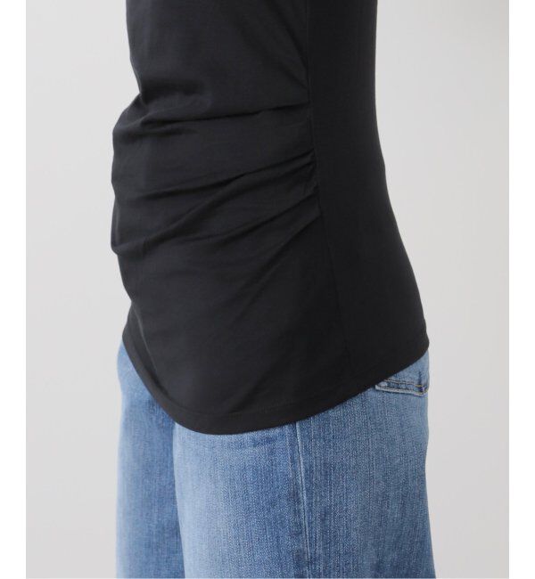 SLOBE IENA「Serque/セルク ギャザーノースリーブ」|タンクトップ|