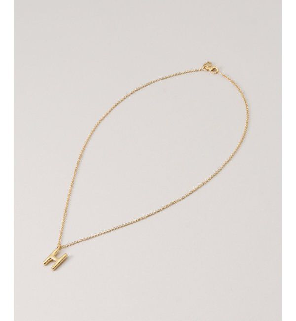 IENA「JOSEPHINE STUDIO/ジョセフィン・ストゥディオ LETER CHARM SMALL H ネックレス」|ネックレス|