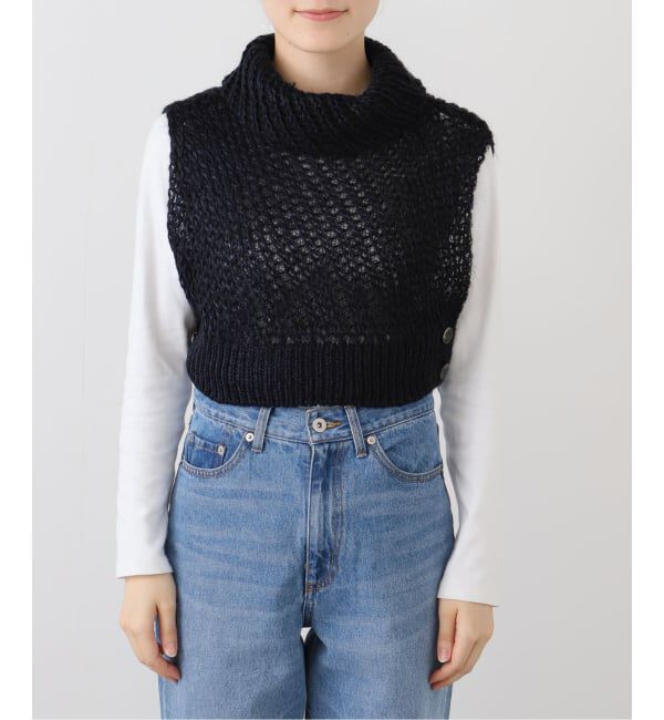 IENA LA BOUCLE「babaco/ババコ loose knitted silk vest BA01-LI289K」|ベスト・ジレ|