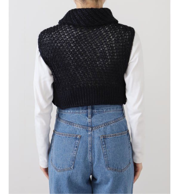 IENA LA BOUCLE「babaco/ババコ loose knitted silk vest BA01-LI289K」|ベスト・ジレ|