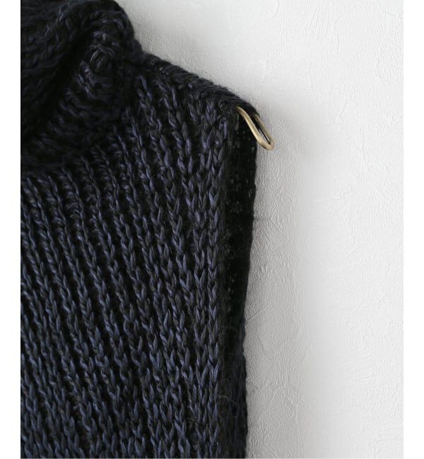 IENA LA BOUCLE「babaco/ババコ loose knitted silk vest BA01-LI289K」|ベスト・ジレ|