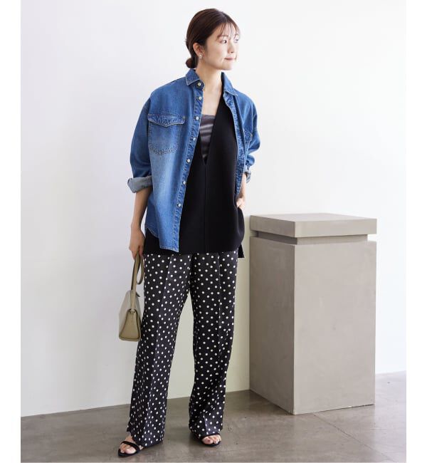 SLOBE IENA「《WEB限定/追加3》ダブルフェイスニットベスト」|ベスト・ジレ|