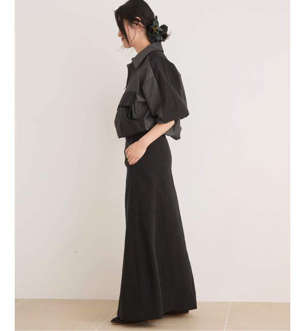 IENA LA BOUCLE「《予約》IENA LA BOUCLE Iラインスカート」|スカート|