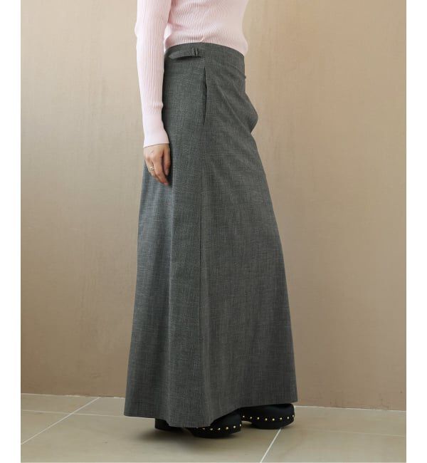 IENA LA BOUCLE「《予約》IENA LA BOUCLE Iラインスカート」|スカート|