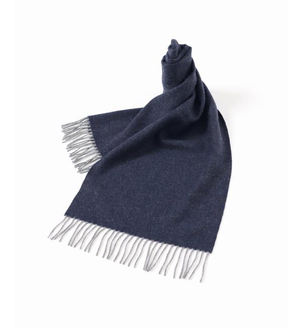 EDIFICE「EDIFICE カシミヤマフラー」|マフラー|ネイビー