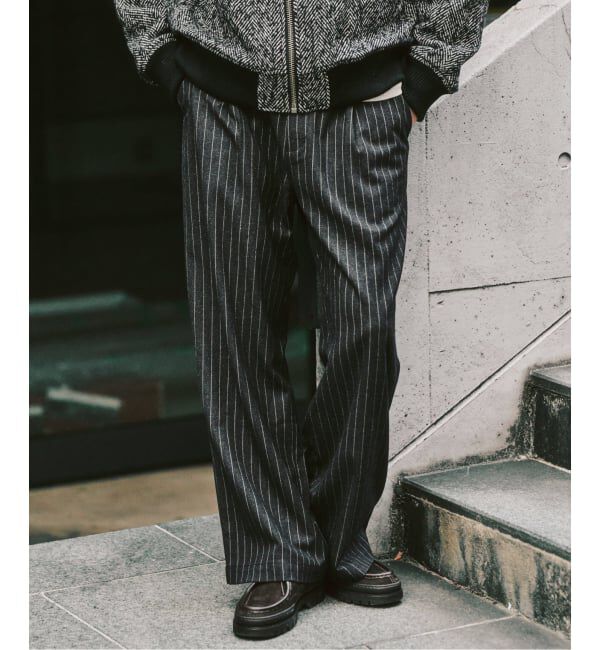 417 EDIFICE「【WOOSTEDLIKE】ワイドイージースラックス」|スラックス|