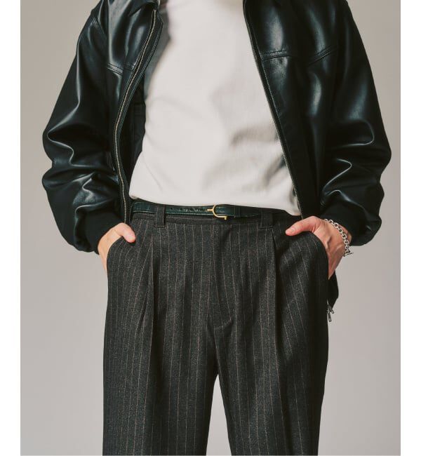 417 EDIFICE「【WOOSTEDLIKE】ワイドイージースラックス」|スラックス|