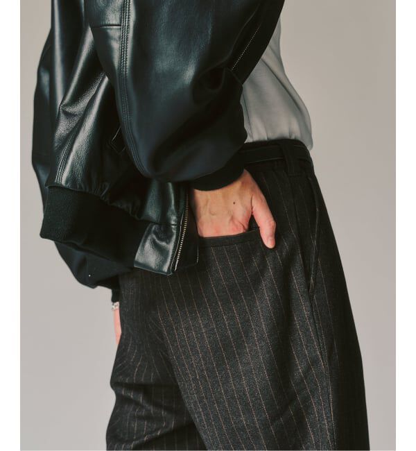 417 EDIFICE「【WOOSTEDLIKE】ワイドイージースラックス」|スラックス|