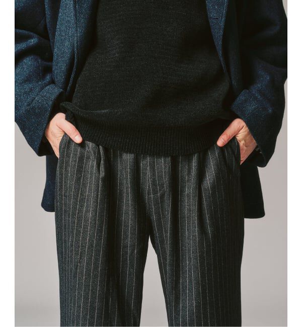 417 EDIFICE「【WOOSTEDLIKE】ワイドイージースラックス」|スラックス|