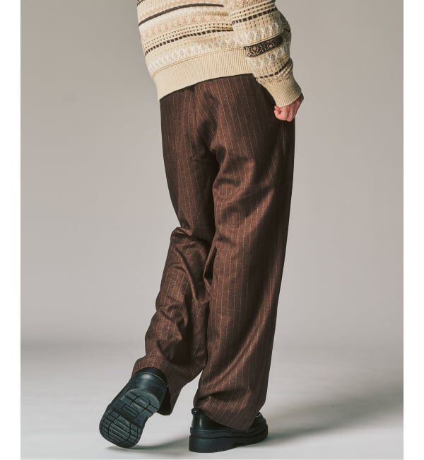 417 EDIFICE「【WOOSTEDLIKE】ワイドイージースラックス」|スラックス|