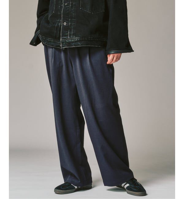 417 EDIFICE「【WOOSTEDLIKE】ワイドイージースラックス」|スラックス|