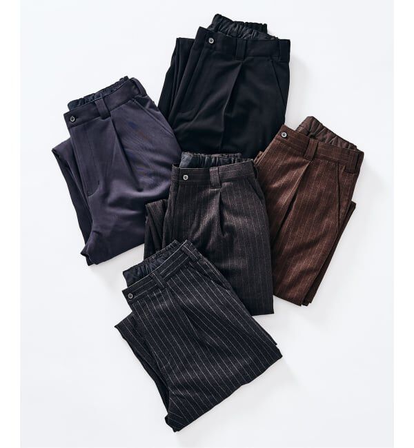 417 EDIFICE「【WOOSTEDLIKE】ワイドイージースラックス」|スラックス|