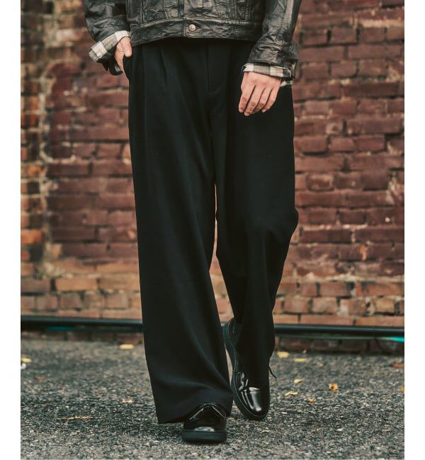 417 EDIFICE「【WOOSTEDLIKE】ワイドイージースラックス」|スラックス|