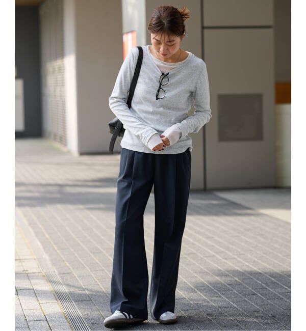 JOURNAL STANDARD relume「《WEB限定追加6》マットウースフレアタックパンツ」|スラックス|