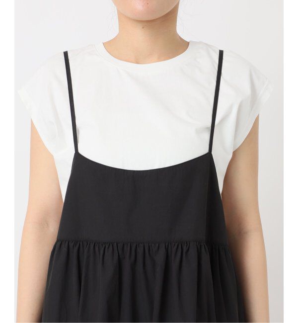 JOURNAL STANDARD relume「［2枚セット］フレンチスリーブT付きバルーンキャミワンピース」|ワンピース|