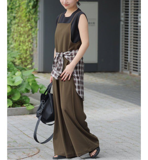 JOURNAL STANDARD relume「ウォッシャブルストレッチキャミサロペット」|オールインワン|