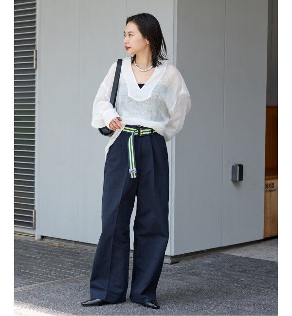 JOURNAL STANDARD「【BURK / バーク】ベルトツキチノパンツ」|チノ|