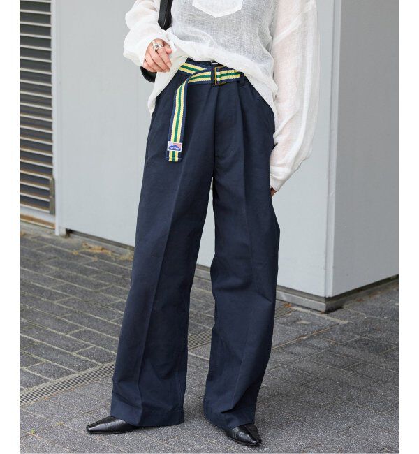 JOURNAL STANDARD「【BURK / バーク】ベルトツキチノパンツ」|チノ|