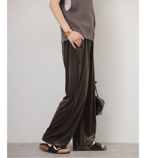 JOURNAL STANDARD relume「ベロアコードライントラックパンツ」|その他|グレー