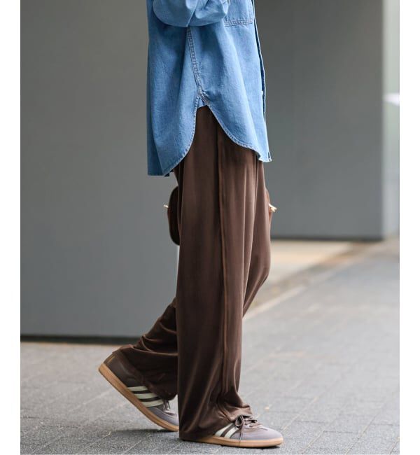 JOURNAL STANDARD relume「ベロアコードライントラックパンツ」|その他|