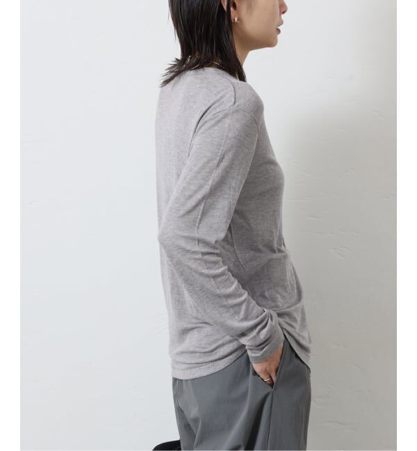 JOURNAL STANDARD「ウールMIX シアークルーネックカーディガン」|カーディガン|