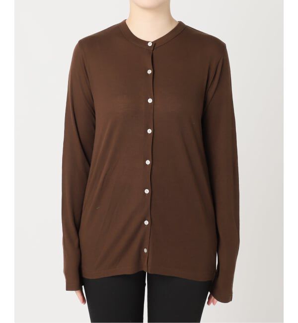 JOURNAL STANDARD「ウールMIX シアークルーネックカーディガン」|カーディガン|